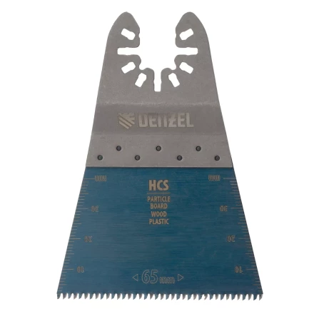 Насадка для МФИ режущая прямая, HCS, по дереву, ламинату 65 х 1.8 мм, крупный зуб Denzel 782313 купить в Нижневартовске