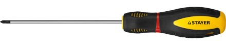 Отвертка STAYER &quot;PROFI&quot; &quot;PROTech&quot;, двухкомп рукоятка, намагниченная, Cr-Mo, PH0x100мм 25132-0-10_z02 купить в Нижневартовске