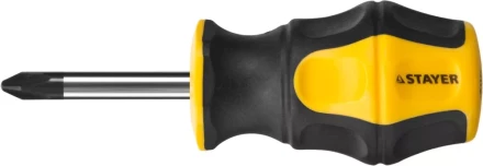 Отвертка STAYER "MASTER" "HERCULES", Сr-V, противоскользящая рукоятка, PH2x38мм 25052-38-2_z02 купить в Нижневартовске