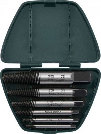 Комплект экстракторов съемник шпилек 1/8&quot;- 3/4&quot; 6 предметов  AG 010048  Jonnesway 47023 купить в Нижневартовске