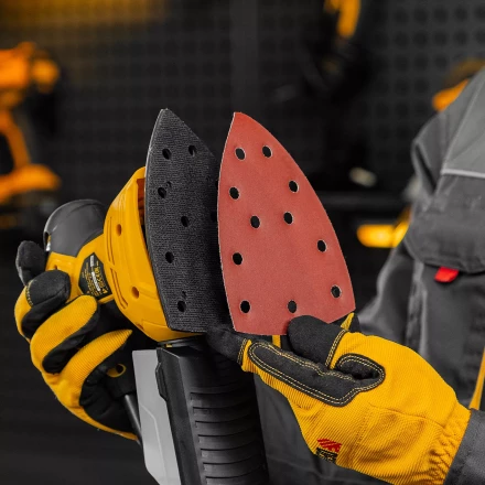 Треугольник абразивный на ворc. подложке под "липучку", перф., P 600, 150х150х100 мм, 5 шт. Denzel 738697 купить в Нижневартовске