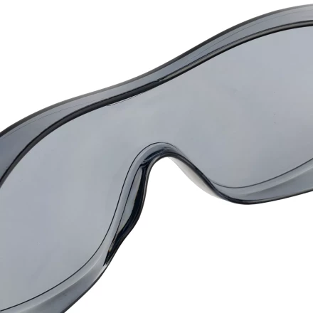 Очки защитные открытые Denzel 89203, поликарбонатные, увеличенная дымчатая линза, регулируемые дужки купить в Нижневартовске