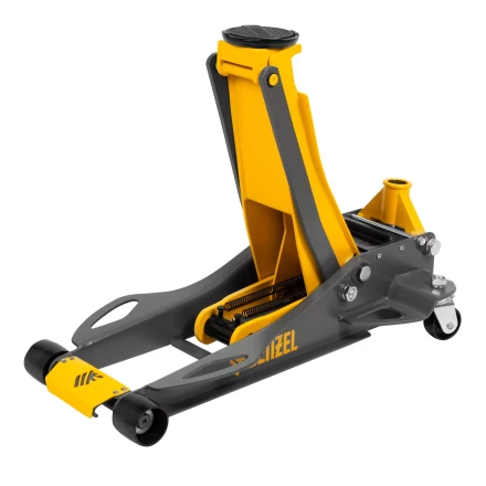 Домкрат гидравлический подкатной Denzel 51250, 3 т, 75-500 мм, быстрый подъем, низкий подхват, проф. купить в Нижневартовске