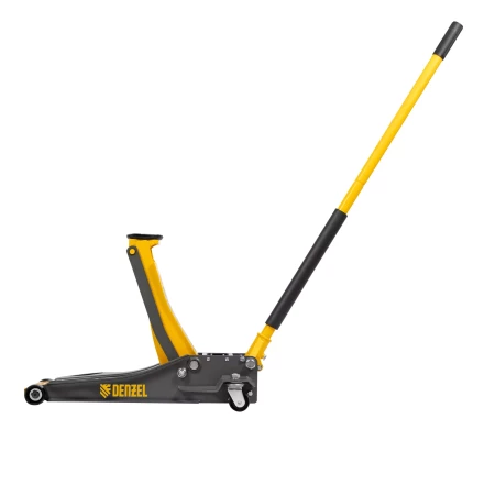 Домкрат гидравлический подкатной Denzel 51250, 3 т, 75-500 мм, быстрый подъем, низкий подхват, проф. купить в Нижневартовске