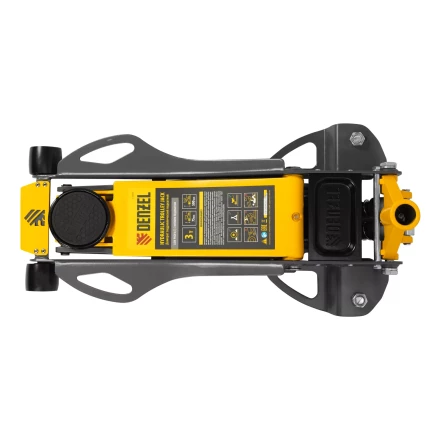 Домкрат гидравлический подкатной Denzel 51250, 3 т, 75-500 мм, быстрый подъем, низкий подхват, проф. купить в Нижневартовске