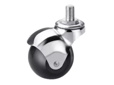 Колесо мебельное поворотное резиновое SCmt 25 50 мм с болтом 1027290 купить в Нижневартовске