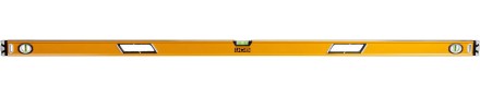 Уровень JCB коробчатый, 2 фрезерованные базовые поверхности, 3 ампулы, крашенный, с ручками, 0,5мм/м, 180см JBL006 купить в Нижневартовске