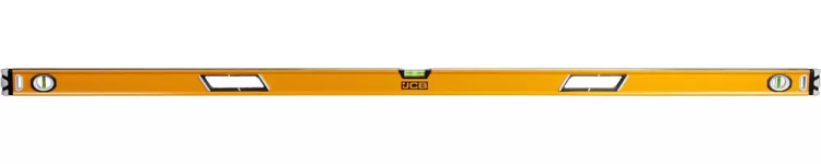 Уровень JCB коробчатый, 2 фрезерованные базовые поверхности, 3 ампулы, крашенный, с ручками, 0,5мм/м, 180см JBL006 купить в Нижневартовске
