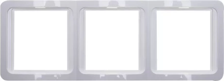 Панель СВЕТОЗАР "ГАММА" накладная, вертикальная, цвет светло-серый металлик, 2 гнезда SV-54147-SM купить в Нижневартовске