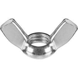 Гайка ЗУБР барашковая, DIN 315, оцинкованная, M12, ТФ6, 1 шт. 4-303736-12