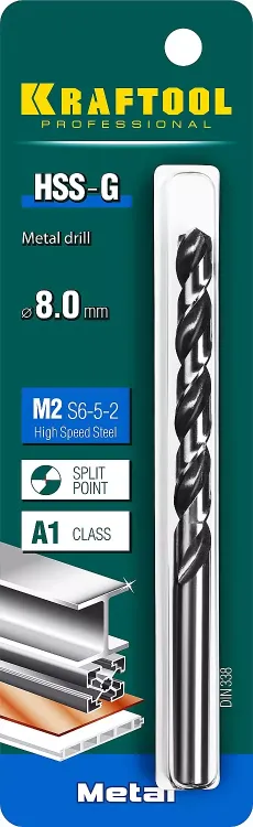 Сверла по металлу HSS-G 29651-8 купить в Нижневартовске
