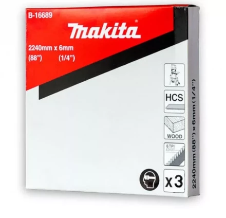 Набор полотен Makita B-16689 для ленточной пилы купить в Нижневартовске