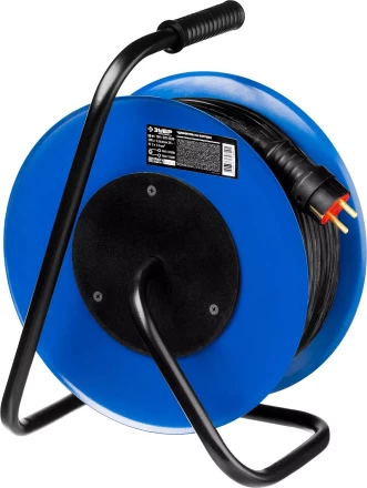 Удлинитель на катушке "КГ 315", 50 м, 3700 Вт, 4 гнезда, IP44, КГ 3х1,5 кв мм, ЗУБР 55080-50 купить в Нижневартовске