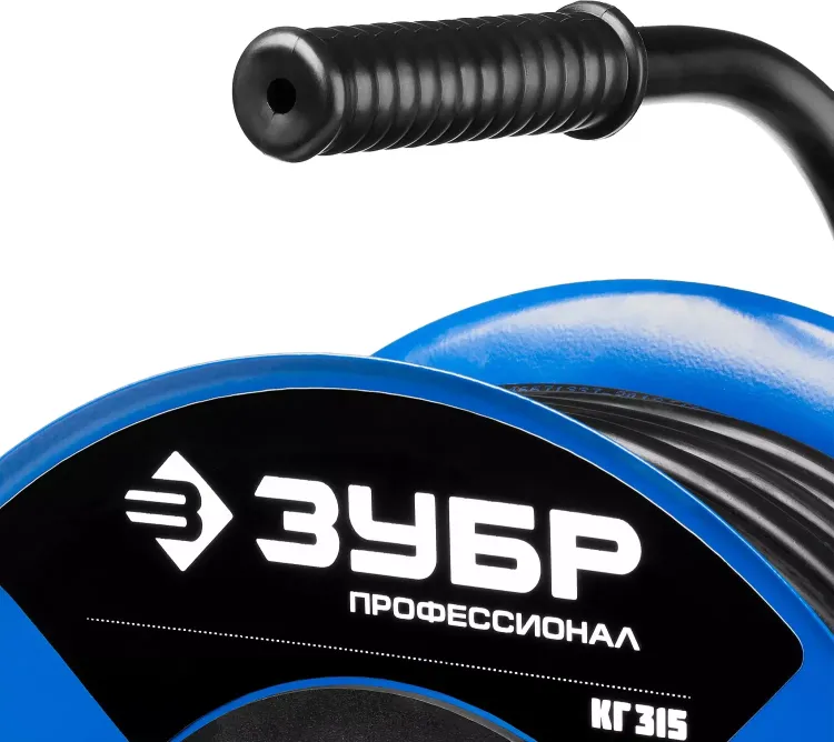 Удлинитель на катушке "КГ 315", 50 м, 3700 Вт, 4 гнезда, IP44, КГ 3х1,5 кв мм, ЗУБР 55080-50 купить в Нижневартовске