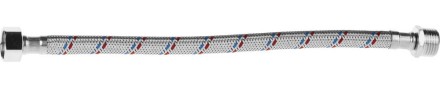 Подводка гибкая STAYER для воды, оплетка из нержавеющей стали, г/ш 1/2&quot; - 0,3м 51015-G/S-030 купить в Нижневартовске