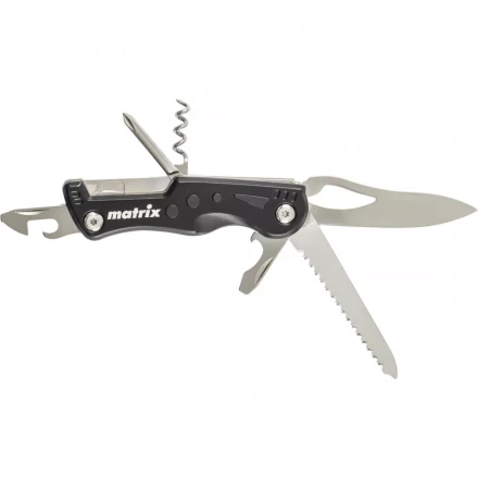 Нож многофункциональный 7 функций в чехле 107 мм Matrix 17624 купить в Нижневартовске