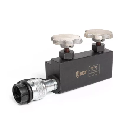Кран гидравлический распределительный КВТ КГР-2 2-канальный (85076) купить в Нижневартовске