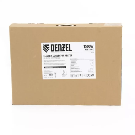 Конвектор электрический XCE-1500, 230 В, 1500 Вт, X-образный нагреватель Denzel 98116 купить в Нижневартовске