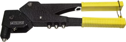 Заклепочник поворотный 0-360°, STAYER MaxFix "MS 360" 3110, для заклёпок из алюминия стали d=2,4 / 3,2 / 4,0 / 4,8 мм, литой корпус 3110 купить в Нижневартовске