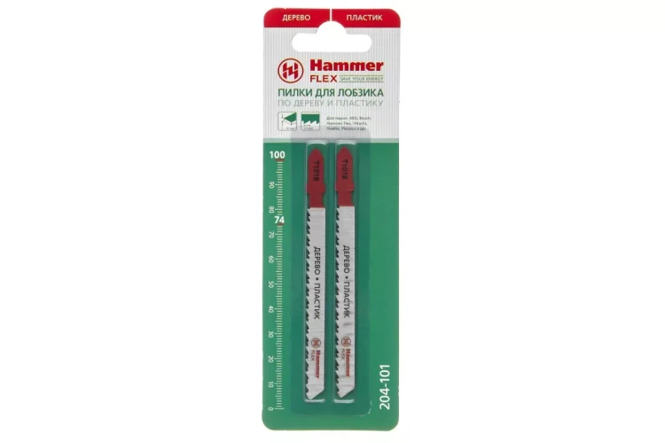 Пилки для лобзика HAMMER JG WD T101B (2шт.) купить в Нижневартовске