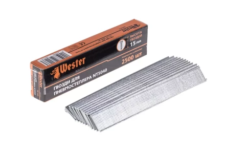 Гвозди для степлера WESTER 826-013 1 х 1.25 х 15 мм 2500 шт. купить в Нижневартовске