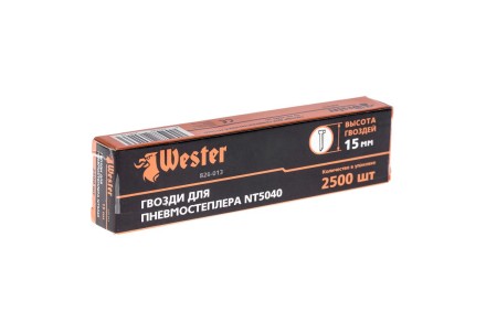 Гвозди для степлера WESTER 826-013 1 х 1.25 х 15 мм 2500 шт. купить в Нижневартовске