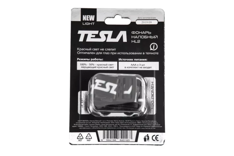 Фонарь TESLA HL2 3 Вт 120 Лм купить в Нижневартовске