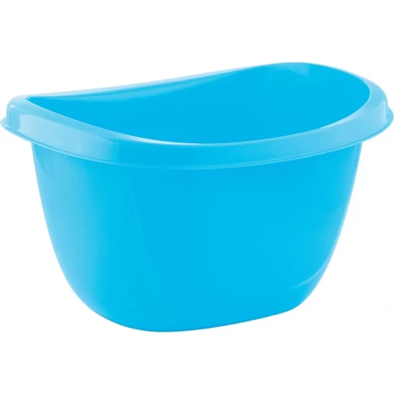 Таз пластмассовый овальный 16л, голубой ТМ Elfe light Россия 92988 купить в Нижневартовске