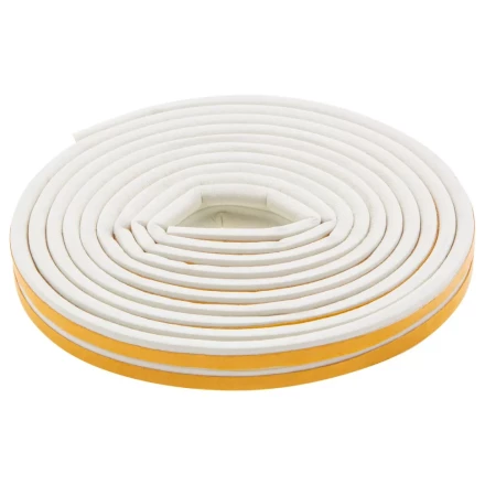 Уплотнитель резиновый, 6 м, профиль "P", белый Сибртех 88913 купить в Нижневартовске