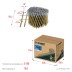 ЗУБР CNW 100 х 3.1 мм, барабанные гвозди рифленые, 2400 шт (305382-100) купить в Нижневартовске