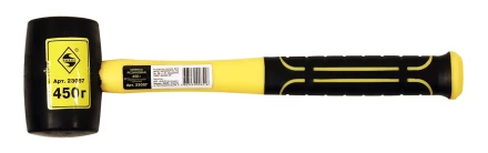 Киянка резин.450гр.с фиберглассовой рукоят.1/6/36 23057 купить в Нижневартовске