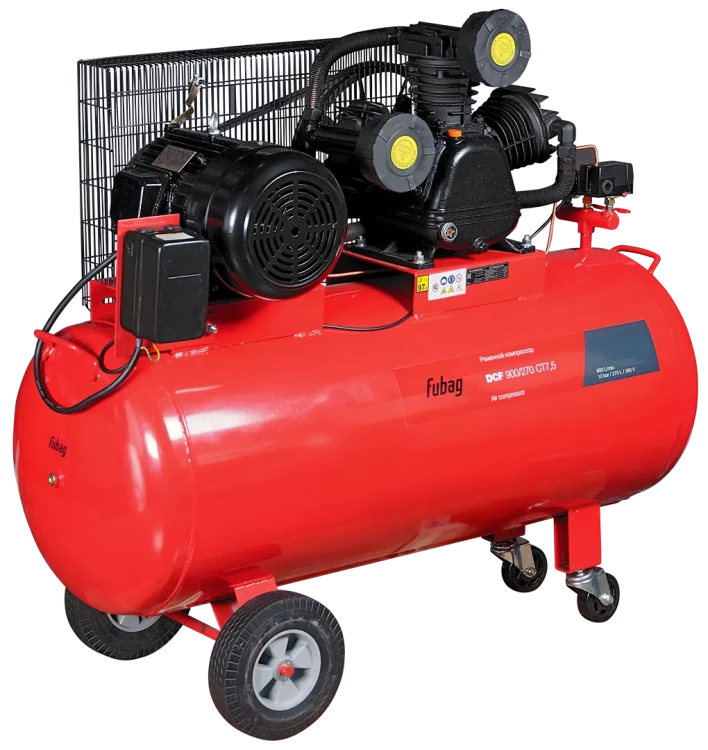 Компрессор масляный поршневой ременной Fubag DCF 900/270 CT7.5 двухступенчатый купить в Нижневартовске