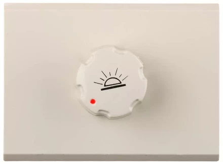 Диммер СВЕТОЗАР "ЭФФЕКТ" без вставки и рамки, цвет бежевый, 60-500Вт SV-54442-B купить в Нижневартовске