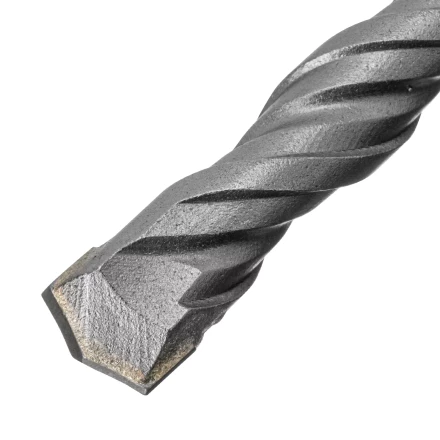 Бур по бетону Denzel, 10 x 210 мм, двойная спираль, три пылеотводящие кромки, 705017 купить в Нижневартовске