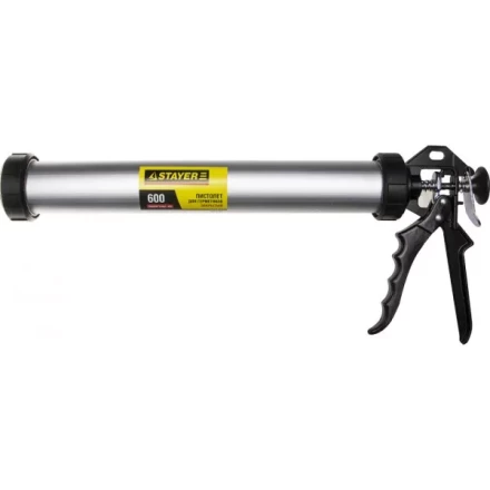 Пистолет для герметика STAYER "PROFESSIONAL" 0673-60, закрытый, алюминиевый корпус, 600мл 0673-60 купить в Нижневартовске