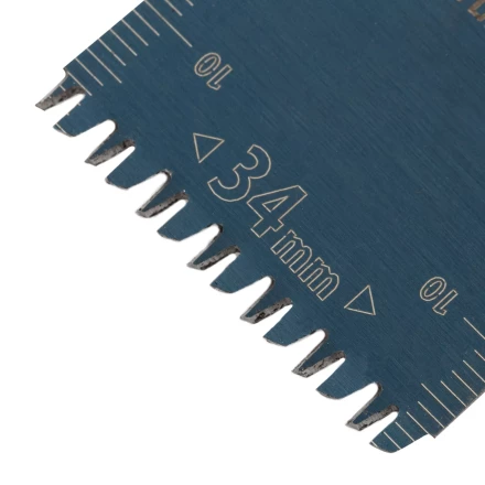 Насадка для МФИ режущая пазовая прямая, HCS, по дереву, ламинату 34 х 2.5 мм, крупный зуб Denzel 782315 купить в Нижневартовске