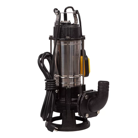 Фекальный насос Denzel FP1800-KS, 1800 Вт, напор 17 м, 26000 л/ч, нож-измельчитель купить в Нижневартовске