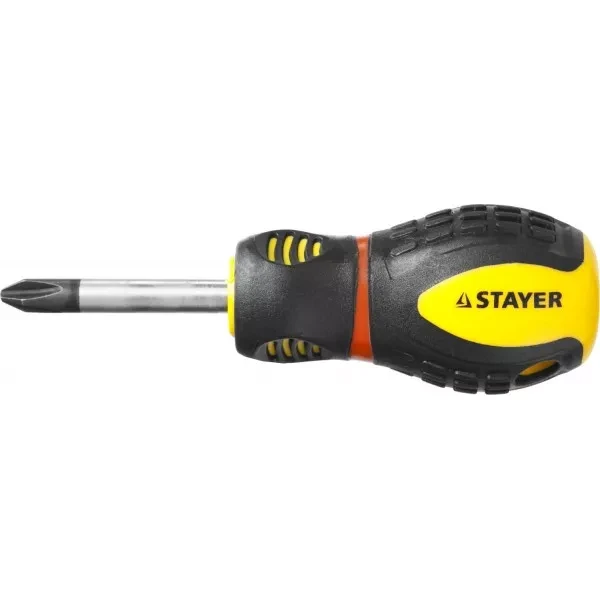 Отвертка STAYER "PROFESSIONAL" "PROTech", двухкомп рукоятка, намагниченная, Cr-Mo, PH2x38мм 25132-2-38_z02 купить в Нижневартовске