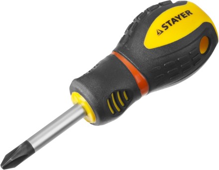 Отвертка STAYER &quot;PROFESSIONAL&quot; &quot;PROTech&quot;, двухкомп рукоятка, намагниченная, Cr-Mo, PH2x38мм 25132-2-38_z02 купить в Нижневартовске