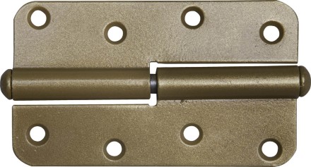Петля накладная стальная &quot;ПН-110&quot;, цвет золотой металлик, правая, 110мм 37653-110R купить в Нижневартовске
