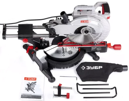 Пила торцовочная ЗУБР "МАСТЕР", сдвижная голова, 255 мм, 4800 об/мин, 1600 Вт ЗПТ-255-1600-Л-02 купить в Нижневартовске