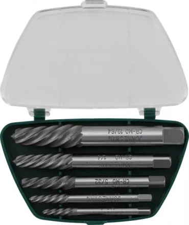 Комплект экстракторов съемник шпилек  5/64"- 19/64" 5 предметов   AG 010049  Jonnesway 47024 купить в Нижневартовске