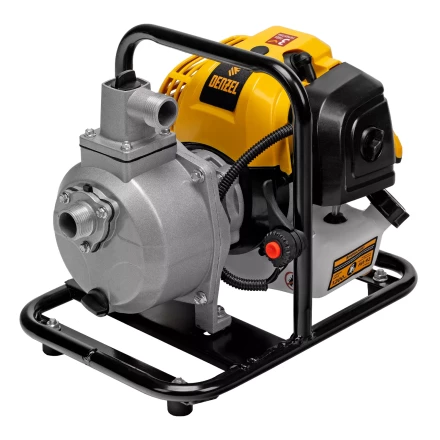 Мотопомпа бензиновая для чистой воды Denzel PX-25, 52 см3, 1", 170 л/мин, глуб 8 м, напор 30 м 99205 купить в Нижневартовске