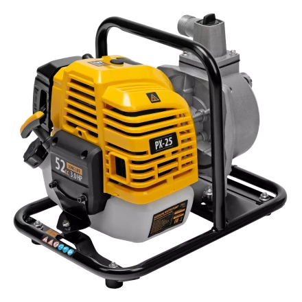 Мотопомпа бензиновая для чистой воды Denzel PX-25, 52 см3, 1", 170 л/мин, глуб 8 м, напор 30 м 99205 купить в Нижневартовске