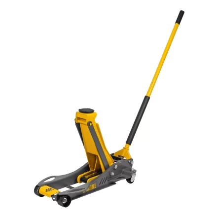 Домкрат гидравлический подкатной Denzel 51251, 3,8 т, 110-580 мм, быстрый подъем, низкий подхват, проф. купить в Нижневартовске