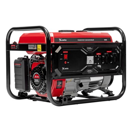 Генератор бензиновый MTX RS-4000 946115, 3,3 кВт, 230В, ручной стартер купить в Нижневартовске