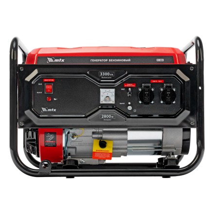 Генератор бензиновый MTX RS-4000 946115, 3,3 кВт, 230В, ручной стартер купить в Нижневартовске