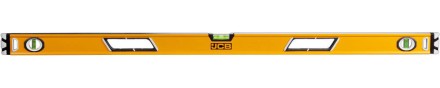 Уровень JCB коробчатый, магнитный, 2 фрезерованные базовые поверхности, 3 ампулы, крашенный, с ручками, 0,5мм/м, 120см JBL005 купить в Нижневартовске