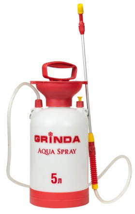 Опрыскиватель садовый GRINDA &quot;Aqua Spray&quot;, широкая горловина, устойчивое дно, алюминиевый удлинитель, 5л 8-425115_z01 купить в Нижневартовске
