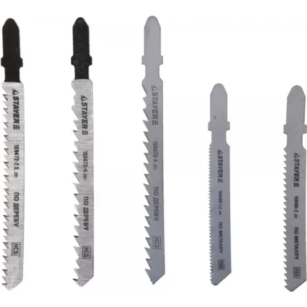 Набор STAYER "STANDARD" Полотна "ХОББИ №2" для эл. лобзика, по металлу, EU-хвост., 5шт 159489-H5_z01 купить в Нижневартовске